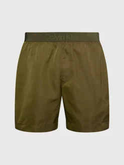 Calvin Klein Pantaloncini Da Bagno Con Vita Con Logo - Core Tonal