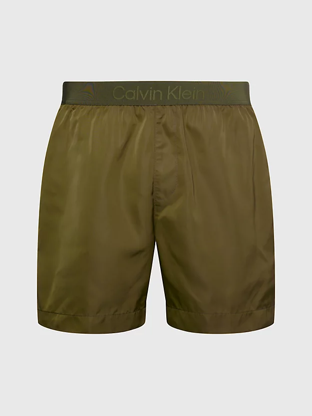 Calvin Klein Pantaloncini Da Bagno Con Vita Con Logo - Core Tonal 3 Calvin Klein Pantaloncini Da Bagno Con Vita Con Logo - Core Tonal