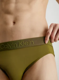 Calvin Klein Slip Da Bagno Con Vita Con Logo - Core Tonal -Offerta Economica Calvin Klein KM0KM00863 LR2 alternate3