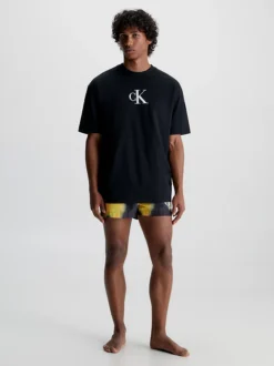 Calvin Klein T-shirt Da Spiaggia - CK Monogram -Offerta Economica Calvin Klein KM0KM00881 BEH alternate3
