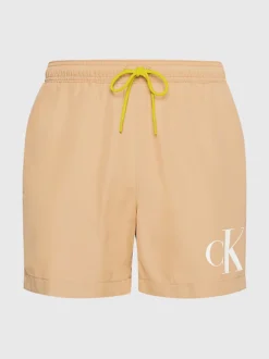 Calvin Klein Pantaloncini Da Bagno Con Cordoncino Medio - CK Monogram
