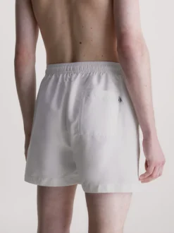 Calvin Klein Pantaloncini Da Bagno Con Cordoncino Medio - CK Monogram -Offerta Economica Calvin Klein KM0KM00890 YCD alternate2