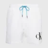 Calvin Klein Pantaloncini Da Bagno Con Cordoncino Medio - CK Monogram -Offerta Economica Calvin Klein KM0KM00890 YCD main