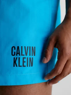 Calvin Klein Pantaloncini Da Bagno Corti Con Fascia In Vita Doppia - Intense Power -Offerta Economica Calvin Klein KM0KM00899 CVZ alternate3