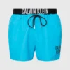 Calvin Klein Pantaloncini Da Bagno Corti Con Fascia In Vita Doppia - Intense Power