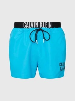Calvin Klein Pantaloncini Da Bagno Corti Con Fascia In Vita Doppia - Intense Power