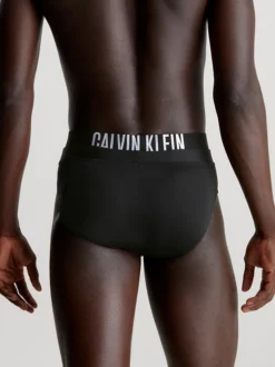 Calvin Klein Slip Da Bagno Con Fascia In Vita Doppia - Intense Power -Offerta Economica Calvin Klein KM0KM00900 BEH alternate2