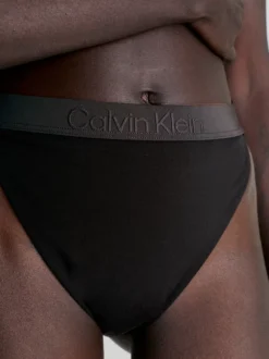 Calvin Klein Slip Bikini A Vita Alta - Core Tonal 10 Calvin Klein Slip Bikini A Vita Alta - Core Tonal -Offerta Economica Calvin Klein KW0KW02033 BEH alternate3