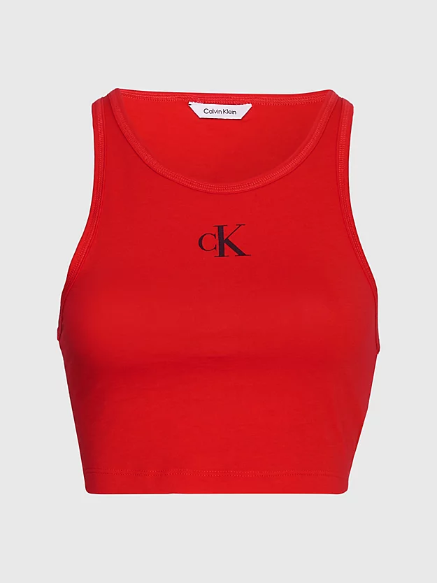Calvin Klein Canotta Da Mare Corta - CK Monogram 7 Calvin Klein Canotta Da Mare Corta - CK Monogram - immagine 5