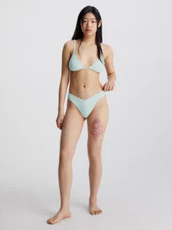 Calvin Klein Top Bikini A Triangolo - CK Texture -Offerta Economica Calvin Klein KW0KW02233 L4U alternate4