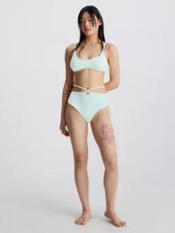 Calvin Klein Top Bikini A Bralette - CK Texture 11 Calvin Klein Top Bikini A Bralette - CK Texture -Offerta Economica Calvin Klein KW0KW02234 L4U alternate4