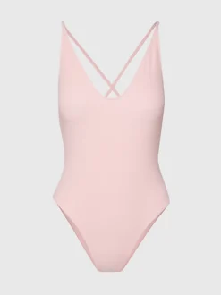 Calvin Klein Costume Da Bagno Incrociato Sul Retro - CK Texture