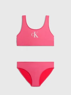 Calvin Klein Completi Bikini Brassière Bambina - CK Monogram