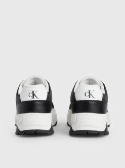 Calvin Klein Chunky Sneaker In Pelle Vibram® -Offerta Economica Calvin Klein YM0YM00719 YBR alternate3