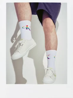 Calvin Klein Sneakers In Tela Riciclata - Pride 17 Calvin Klein Sneakers In Tela Riciclata - Pride -Offerta Economica Calvin Klein YM0YM00830 YBJ alternate7