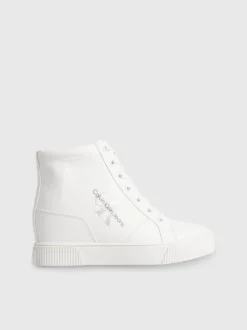 Calvin Klein Sneaker A Collo Alto Con Zeppa