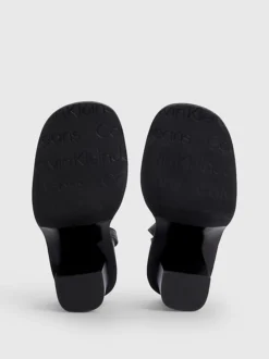 Calvin Klein Sandali In Pelle Con Tacco -Offerta Economica Calvin Klein YW0YW01077 BEH alternate4