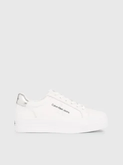 Calvin Klein Sneaker In Pelle Con Platform