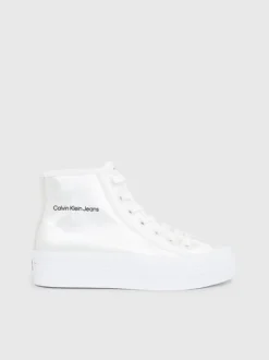Calvin Klein Sneaker In Materiale Riciclato Con Platform A Collo Alto