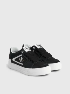 Calvin Klein Sneaker In Camoscio Con Platform -Offerta Economica Calvin Klein YW0YW01233 BEH alternate2