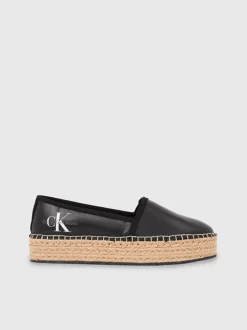 Calvin Klein Espadrillas Con Platform In Materiale Riciclato Perlescente